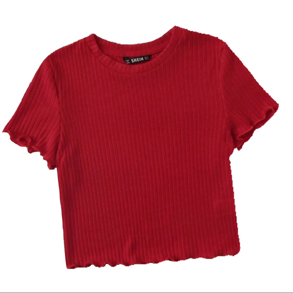 🌻 Ribbed Crop Tee